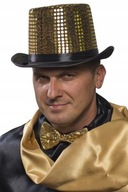DIAMANTOVÝ ZLATÝ CYLINDROVÝ ČIAPOK, MAGIC DISCO ŠATY DIAMANTOVÝ ZLATÝ CYLINDROVÝ ČIAPOK, MAGIC DISCO ŠATY