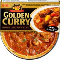 Japonské originálne zlaté kari HORÚCE pikantné jedlo na 12 porcií za 30 minút 220 g S&B Japonské originálne zlaté kari HORÚCE pikantné jedlo na 12 porcií za 30 minút 220 g S&B