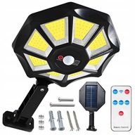 SOLÁRNA LAMPA 360 DIAĽKOVÉ OVLÁDANIE SENZOR SÚMRAKA A POHYBU Led pre slnko