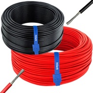 SOLÁRNE KÁBLE 1x6 SADA ČIERNA 10m + ČERVENÁ 10m SOLÁRNE KÁBLE 1x6 SADA ČIERNA 10m + ČERVENÁ 10m