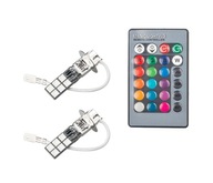 RGB LED ŽIAROVKY H3 2ks 16 FARIEB + DIAĽKOVÉ OVLÁDANIE RGB LED ŽIAROVKY H3 2ks 16 FARIEB + DIAĽKOVÉ OVLÁDANIE