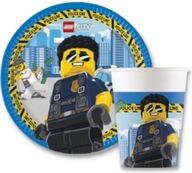 Sada pohárov a tanierov Lego City Birthday