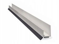 PVC J profil s tesnením 2,5m antracit 7016 PVC J profil s tesnením 2,5m antracit 7016