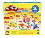 PLAY-DOH MULTICOLOR CASTRY 20 TUB MAGIC BACK