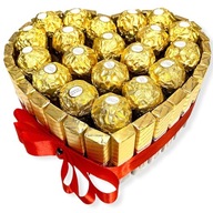Torta s čokoládami Merci a Ferrero Rocher Torta s čokoládami Merci a Ferrero Rocher