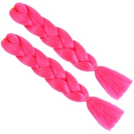 2x syntetické vlasy na vrkoče LONG Pink 2x syntetické vlasy na vrkoče LONG Pink