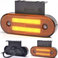 SVETLÁ BOČNÝ VEŠIAK ORANŽOVÝ REFLEKTOR LED LED 115x41x20 SVETLÁ BOČNÝ VEŠIAK ORANŽOVÝ REFLEKTOR LED LED 115x41x20