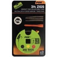 FOX EDGES ZIG READY RIGS 3 FT. - #8 3 KS FOX EDGES ZIG READY RIGS 3 FT. - #8 3 KS