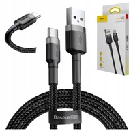 Kábel BASEUS USB-C TYP-C KRÁTKE RÝCHLE NABÍJANIE 3,0 3A SILNÝ KVALITNÝ Opletený 50 cm Kábel BASEUS USB-C TYP-C KRÁTKE RÝCHLE NABÍJANIE 3,0 3A SILNÝ KVALITNÝ Opletený 50 cm