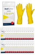 Latexové rukavice pre domácnosť žlté L 120 párov Latexové rukavice pre domácnosť žlté L 120 párov