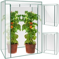 Balkónový záhradný skleník. Vysoký fóliový tunel
