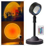 ZÁPAD SLNKA RGBW LED LAMPA ZÁPAD SLNKA NA DIAĽKU DARČEK ZÁPAD SLNKA RGBW LED LAMPA ZÁPAD SLNKA NA DIAĽKU DARČEK