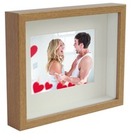 3D rám na fotku hlboký box 20x25 dub 3D rám na fotku hlboký box 20x25 dub