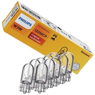 W3W žiarovky PHILIPS T10 W2,1x9,5d 12V 3W 10 ks. W3W žiarovky PHILIPS T10 W2,1x9,5d 12V 3W 10 ks.