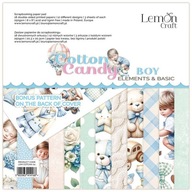 Sada 20x20 papierov Lemoncraft Cotton Candy Elements Boy - Elements Sada 20x20 papierov Lemoncraft Cotton Candy Elements Boy - Elements