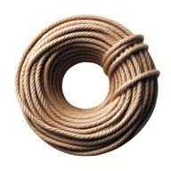Jachtárske dekoračné jutové lano 8mm lano 100m Jachtárske dekoračné jutové lano 8mm lano 100m