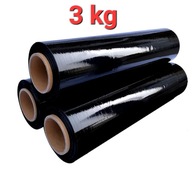 SILNÁ Originál ČIERNA STRETCH FÓLIA 3KG STRETCH SILNÁ Originál ČIERNA STRETCH FÓLIA 3KG STRETCH
