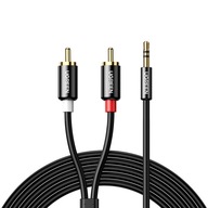 UZELENÝ KÁBEL AUDIO KÁBEL 3,5 MM MINI JACK - 2RCA 1,5 M ČIERNA (AV116) UZELENÝ KÁBEL AUDIO KÁBEL 3,5 MM MINI JACK - 2RCA 1,5 M ČIERNA (AV116)