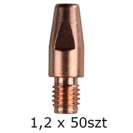 MIG MAG M8 CURRENT END, dĺžka 30 mm, 1,2 mm, 50 ks.