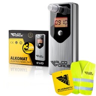 AlcoForce Evo alkohol tester strieborný - kalibrácia - 2 roky AlcoForce Evo alkohol tester strieborný - kalibrácia - 2 roky