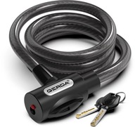 Cyklistický lankový zámok kľúč GERDA FLEX 120cm 10V Cyklistický lankový zámok kľúč GERDA FLEX 120cm 10V