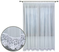 SOBOLÁ BIELA PRIPRAVENÁ ZÁCLONA S ČIPKOU 600x230 HLAS SOBOLÁ BIELA PRIPRAVENÁ ZÁCLONA S ČIPKOU 600x230 HLAS