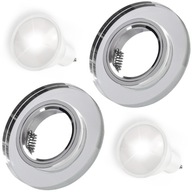 2x LED STROPNÉ SVETLO LED LAMPA GU10 LAMP 2x LED STROPNÉ SVETLO LED LAMPA GU10 LAMP
