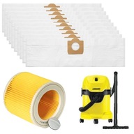 10x filtračné vrecká pre vysávač KARCHER WD3 SE4001 WD2 PLUS KWD V-17 V-15 V12 10x filtračné vrecká pre vysávač KARCHER WD3 SE4001 WD2 PLUS KWD V-17 V-15 V12