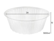 MISKA PLASTOVÉ MISKY NA ŠALÁT 10 KS 3 litre MISKA PLASTOVÉ MISKY NA ŠALÁT 10 KS 3 litre