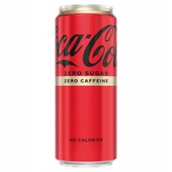 Coca-Cola Zero Sugar sýtený nápoj bez kofeínu, 330ml plechovka