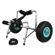 Prepravný vozík na kajaky, člny, hliníkový vozík, ľahký, mobilný, do 70 kg