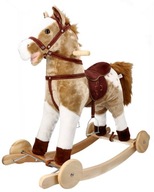 Hojdací koník Mustang s kolesami