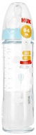 SKLENENÁ FĽAŠA 240ML SILIKÓNOVÝ ČISTIČ 0-6M NUK FC+ SKLENENÁ FĽAŠA 240ML SILIKÓNOVÝ ČISTIČ 0-6M NUK FC+