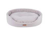 amiplay Oválna posteľ Montana M Beige amiplay Oválna posteľ Montana M Beige