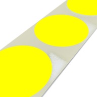 Etikety, nálepky Kruhy fi 2cm 1000x žltá fluo