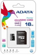 MicroSD (SDHC) pamäťová karta Adata 16 GB CLASS 10