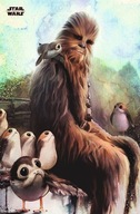 Plagát Star Wars Chewbacca Porg 55,5 x 86,5 cm Plagát Star Wars Chewbacca Porg 55,5 x 86,5 cm