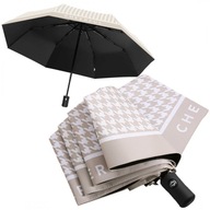 Dáždnikový dáždnik AUTOMATICKÝ dáždnik Houndstooth CREAM PAR09WZ2 Dáždnikový dáždnik AUTOMATICKÝ dáždnik Houndstooth CREAM PAR09WZ2