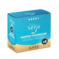 Jednorazové hygienické tampóny SUPER Vera 8 kusov