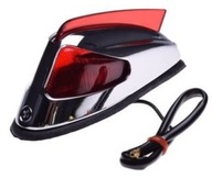 Fender lampa červený chróm chopper cruiser Fender lampa červený chróm chopper cruiser