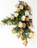 ADVENTNÝ kalendár DIY eko papierové tašky ADVENTNÝ kalendár DIY eko papierové tašky