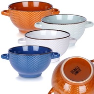 4x BOWL BOWL misa na polievku, guláš, vločky s ušami, 620 ml 4x BOWL BOWL misa na polievku, guláš, vločky s ušami, 620 ml