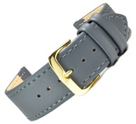Remienok NA HODINKY PRÍRODNÁ KOŽA 22mm ŠEDÝ Remienok NA HODINKY PRÍRODNÁ KOŽA 22mm ŠEDÝ
