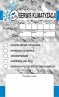 Servisné štítky 100 ks servis klimatizácie Servisné štítky 100 ks servis klimatizácie