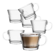 Poháre, Altom Design Selena sklenené hrnčeky na kávu a čaj, 370 ml, 6 kusov Poháre, Altom Design Selena sklenené hrnčeky na kávu a čaj, 370 ml, 6 kusov