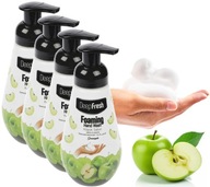 4 x SOAP v penu Dôstojná čerstvá jablková ruka na umývanie peny celkovo 1,6 l 4 x SOAP v penu Dôstojná čerstvá jablková ruka na umývanie peny celkovo 1,6 l