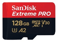 SanDisk 128GB micro SD SDXC Cl10 EXTREME PRO + 190 MB