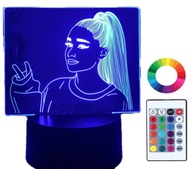 Darček k nočnej lampe ARIANA GRANDE 3D Led Name Darček k nočnej lampe ARIANA GRANDE 3D Led Name