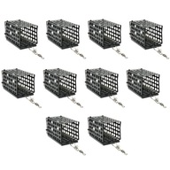 Sada košíkov na návnady s dnom, 10 ks x 60 g Sada košíkov na návnady s dnom, 10 ks x 60 g