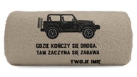 Malý terénny uterák 4x4 50x100 Jeep Your Name Malý terénny uterák 4x4 50x100 Jeep Your Name